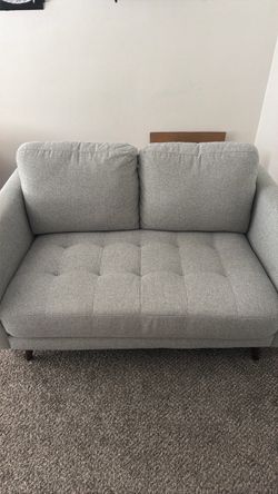 Couch - Gray Loveseat