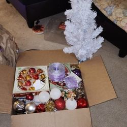 Christmas Ornaments And Tree