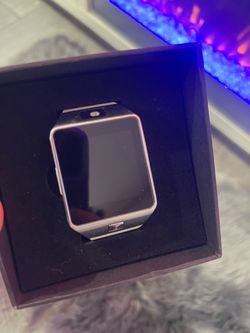 DZ09 Bluetooth Smartwatch in Silver/Gray with its original box