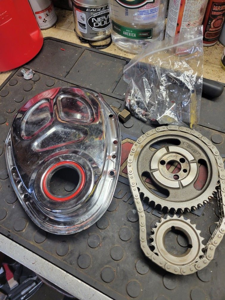 Like New Double Roller Sbc Timing Set