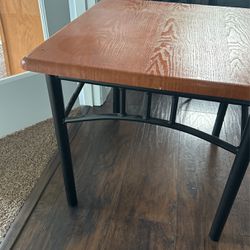 Corner Solid Wood Table 
