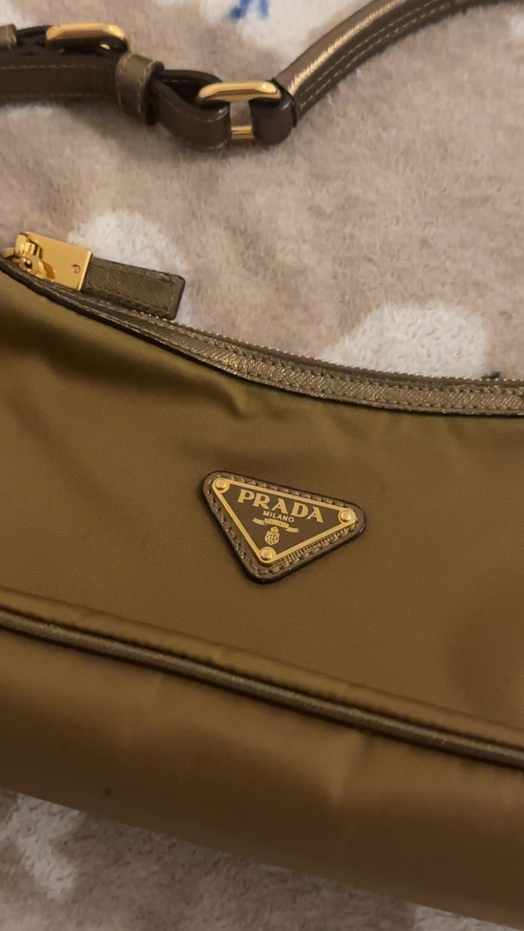 PRADA NYLON IN GOLD