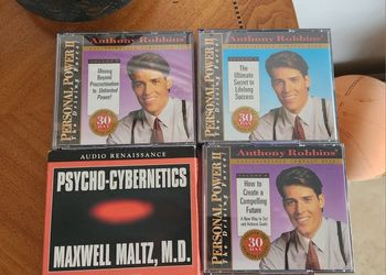 TONY ROBBINS , MAXWELL MALTZ MD SELF HELP CD'S