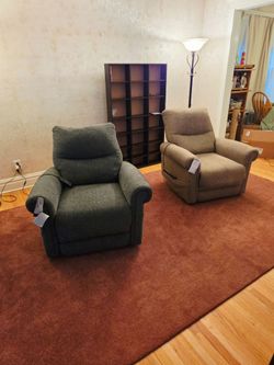 Pair of Ashley electric recliners