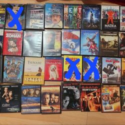 Movie DVDs $1 Each