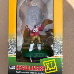 1998 Headliners XL limited edition figurine featuring former Florida State University running back Warrick Dunn.