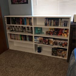 White Bookshelf (Real Wood) 