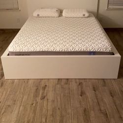 Tempur Pedic Cloud Mattress + FREE Bed Frame