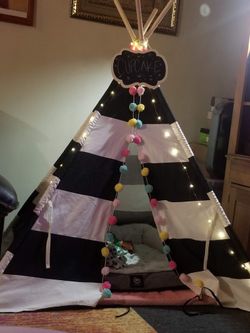 B&W STRIPE TEEPEE (TEE PEE)