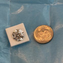 New Loose Certified 4.26 Carat Round Cut Lab Diamond G VS1