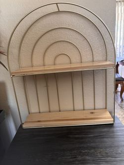 Metal and wood Rack