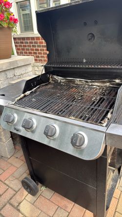 Propane Grill with side burner $100