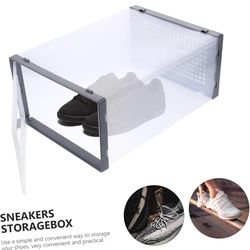 description Clear Sneaker Storage Boxes (Stackable) Pricing: 	•	$15 each 	•	2 for $25 	•	5 for $55 	•	10 for $100 pls look at the full description⬇️⬇️