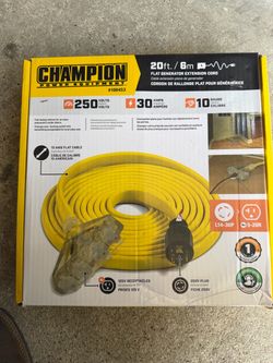 Champion 20ft Flat Generator Extension Cord