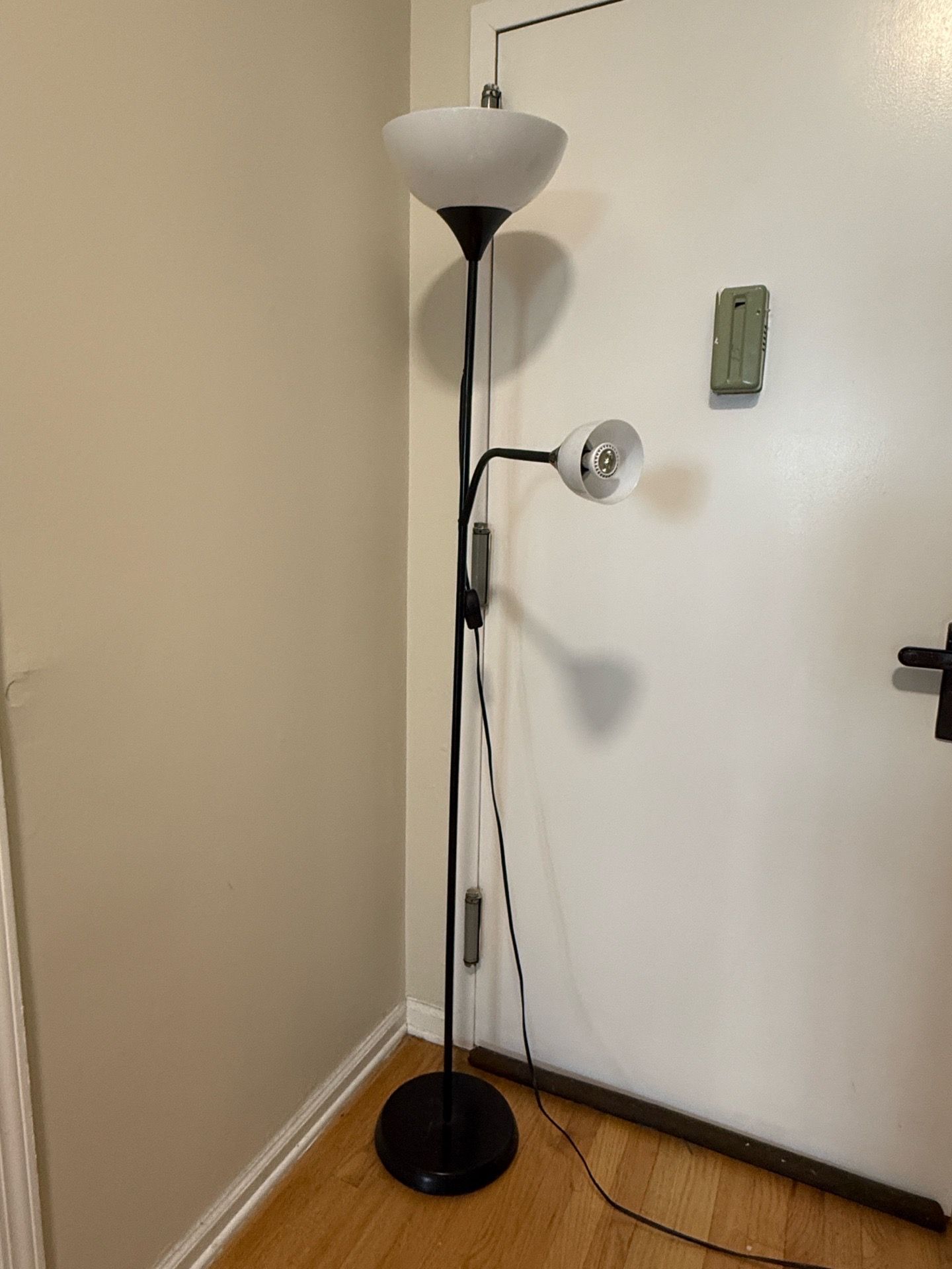 Floor Lamp with Reading Light – $6