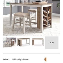 Rustic Counter Height Table - NEW