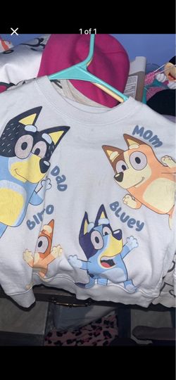 Bluey Family Graphic Crewneck Sweatshirt
