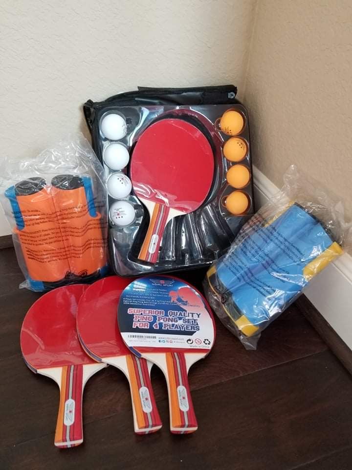 Pingpong Paddles And Net Sets 