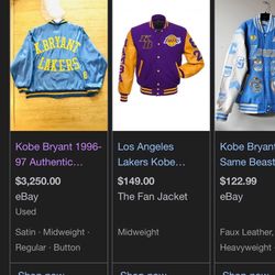 KOBE BRYANT COLLECTIBLE WARMUPu JACKET
