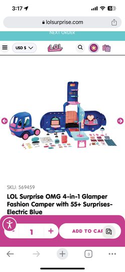 L.O.L. Surprise! 4-in-1 Glamper Fashion Camper with 55+ Surprises