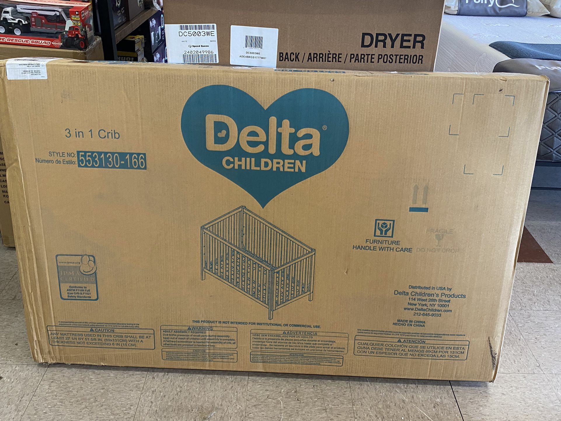 Delta children 3-in-1 Crib