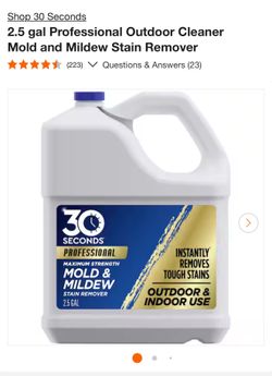 2.5 gal Professional Outdoor Cleaner Mold and Mildew Stain Remover