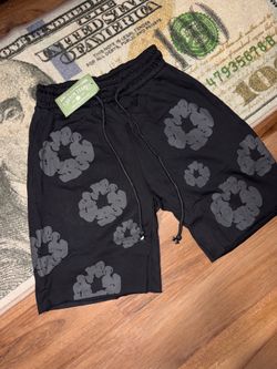Black/Black Denim Tears Shorts