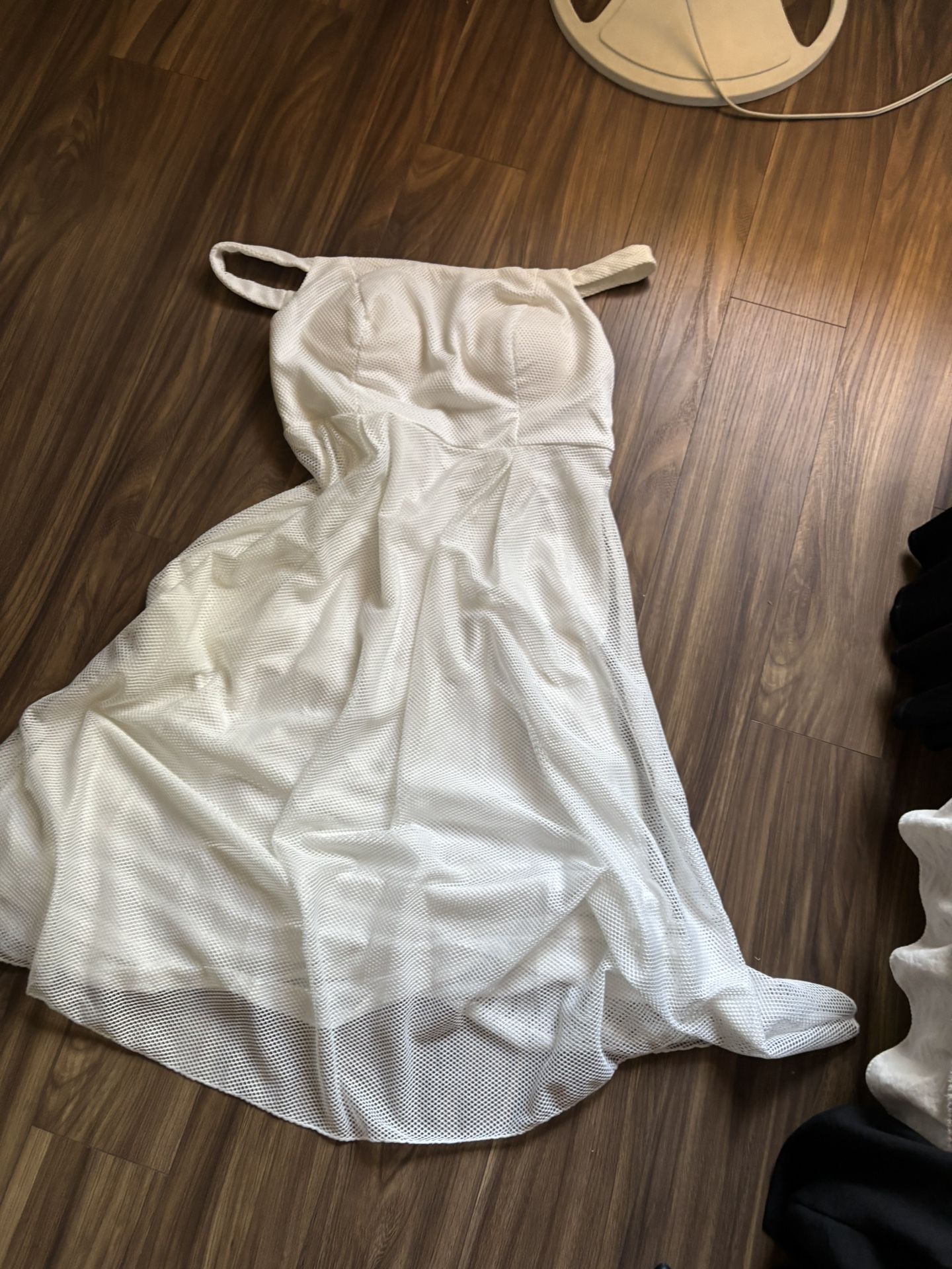 Off Shoulder White Dress