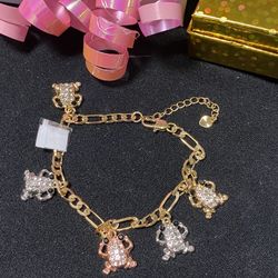 Gift Mother Day Gold Plated 14K Brasalete 