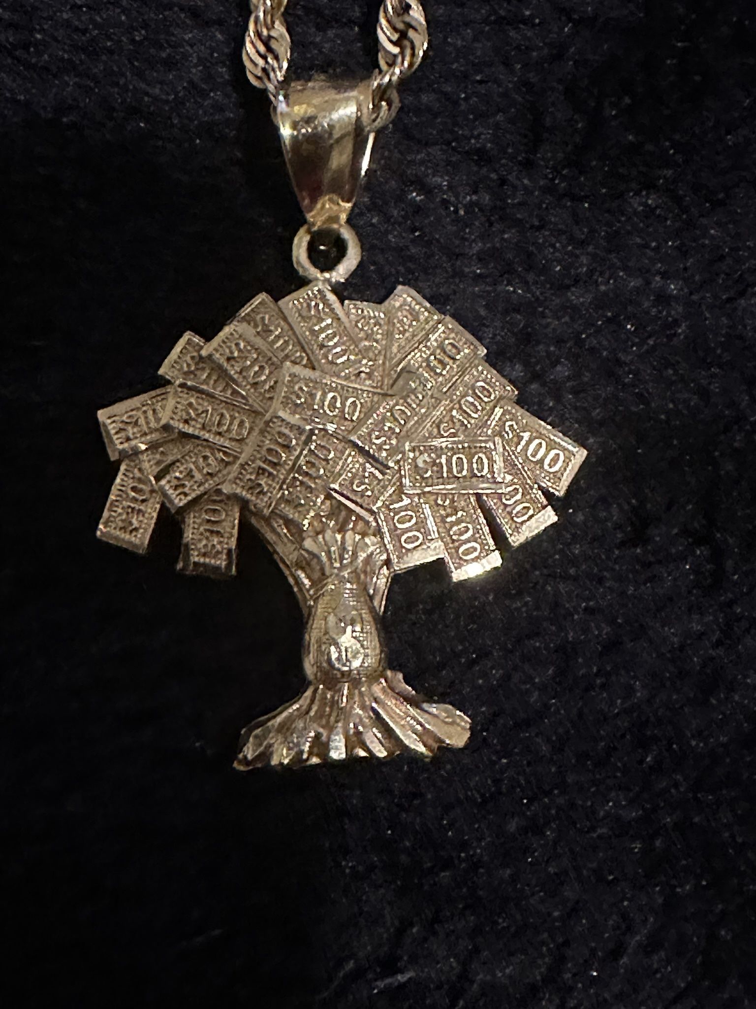 10k Gold Pendent And Chain