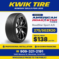 NEW 275/50ZR20 2755020 American RoadStar Sport A/S Tires – 30% OFF