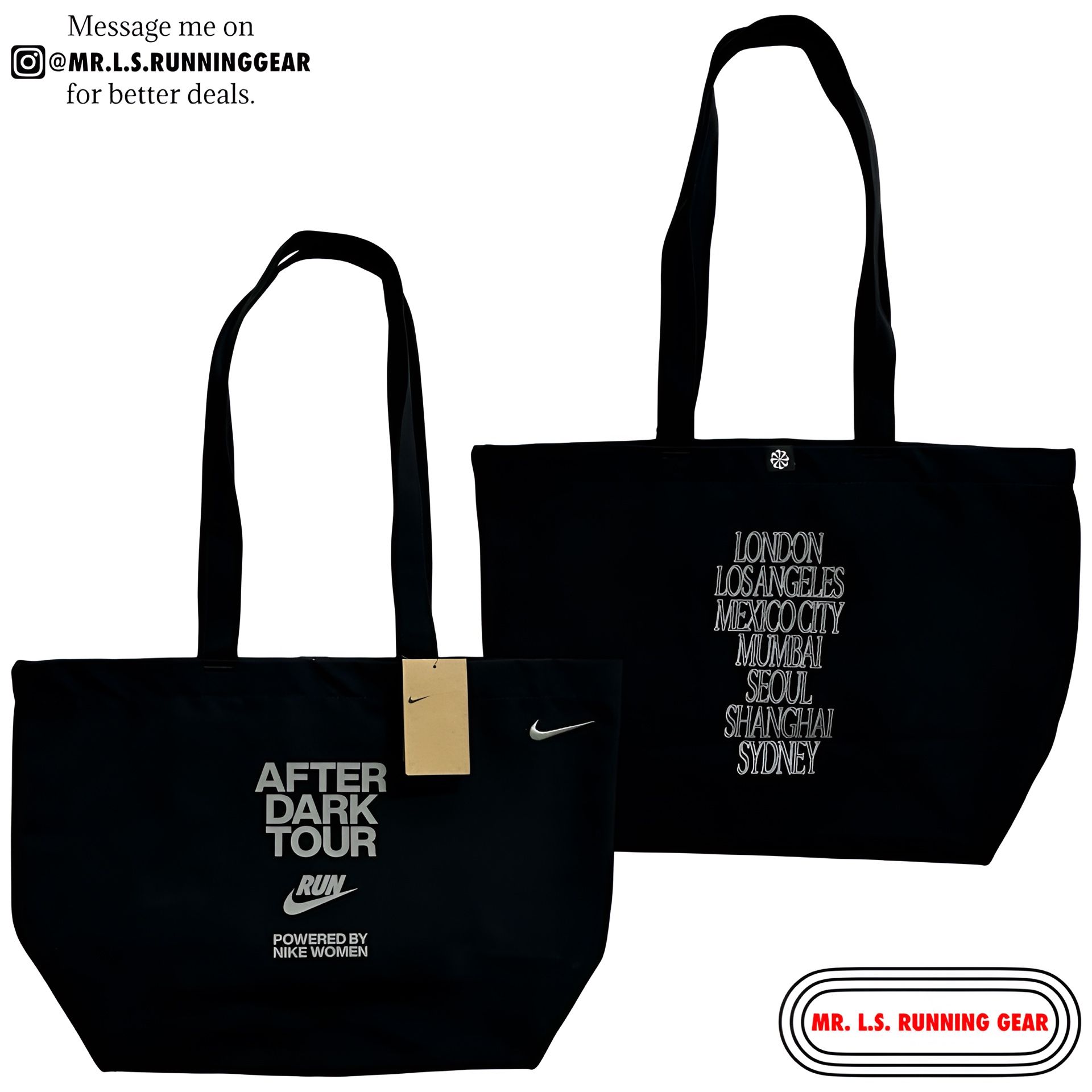 Nike Heritage 2.0 After Dark Tour Tote Bag (22L) IF8252-010