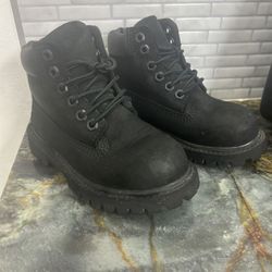 Black Timberland Boots Toddler Size 9