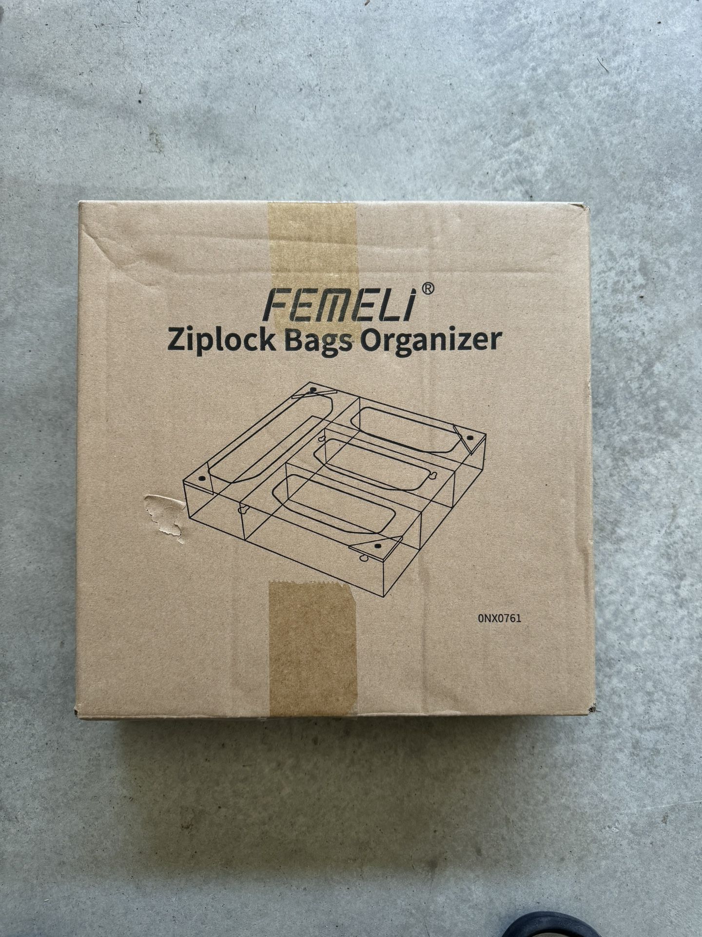 Ziplock bag organizer 