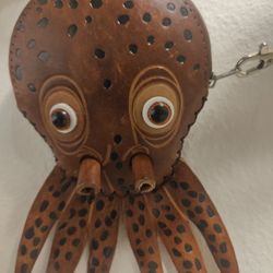 Vintage Octopus Wristlet Purse