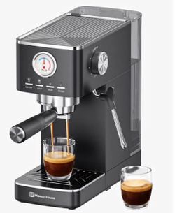 Maestri House Espresso Machine – Black / Rose Gold