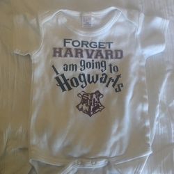 Forget Harvard I am Going To Hogwarts 12-18mo Onesie