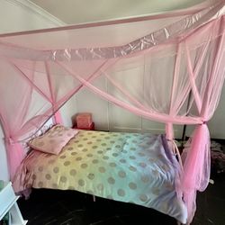 Two Matching Girls Twin bed Frames 