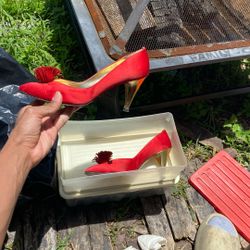 Woman’s Red Heel Size 8 