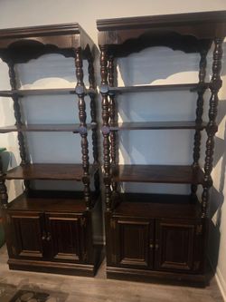 Beautiful wood shelves!!!