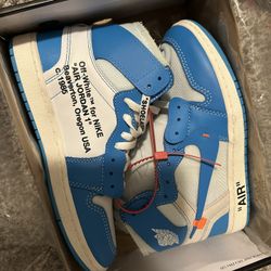 Off White 1s University Blues 