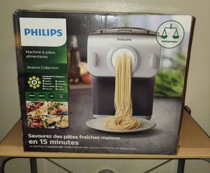 Philips Avance HR2358/05 Pasta Maker — Auto-Weighing, 8 Discs — New