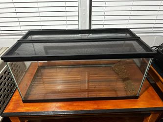40 gallon breeder tank with locking screen top