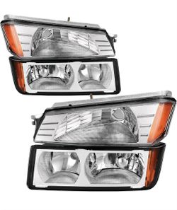 2002-2006 Chevy Avalanche Head Lights 