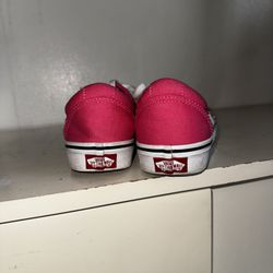 Bright Pink Vans-Size 7