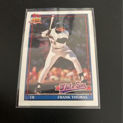 1991 Topps 40 Years Of Baseball Frank Thomas Card