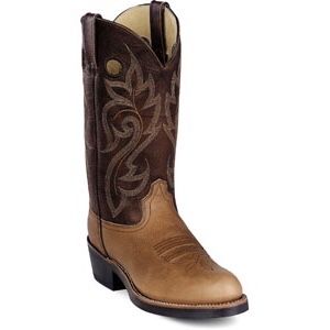 Durango | Brown Leather Western Cowboy Work Boots- SZ 9.5