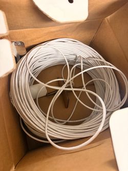 Bulk Roll of White Ethernet Cable