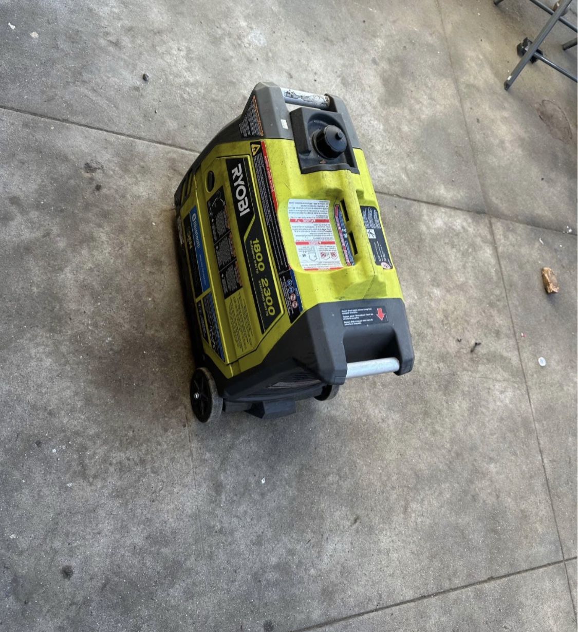 RYOBI 2,300-Watt Recoil Start Bluetooth Super Quiet Gasoline Powered Digital Inverter Generator with