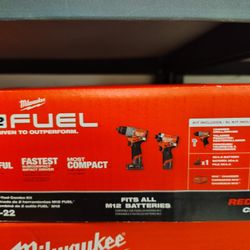 Milwaukee Fuel 2 PC Combo Set Complete And Brand New